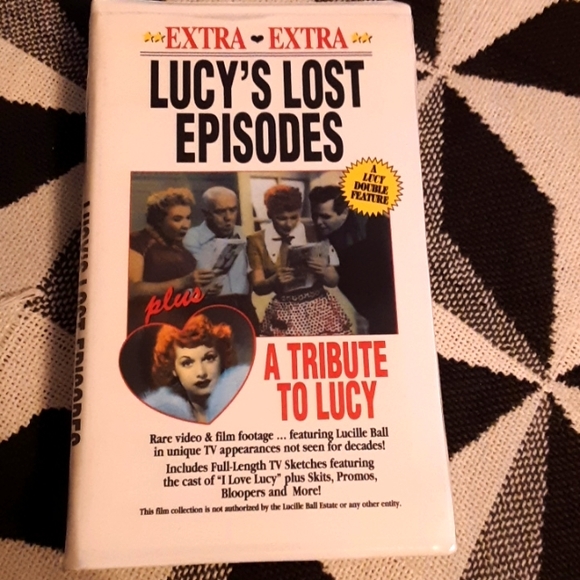 Other - Rare Lucy's Lost Episodes A tribute to Lucy vhs tape